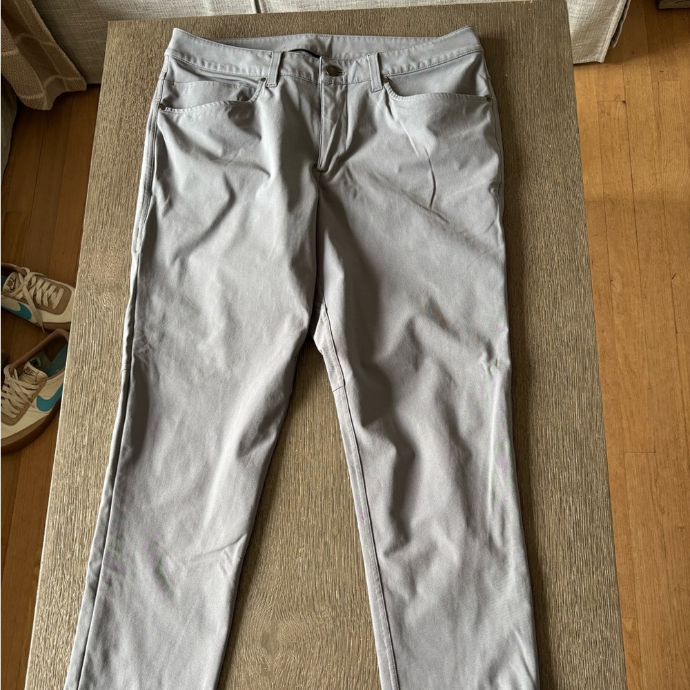 Lululemon men’s size 33 Casual Work Pants. Gray.